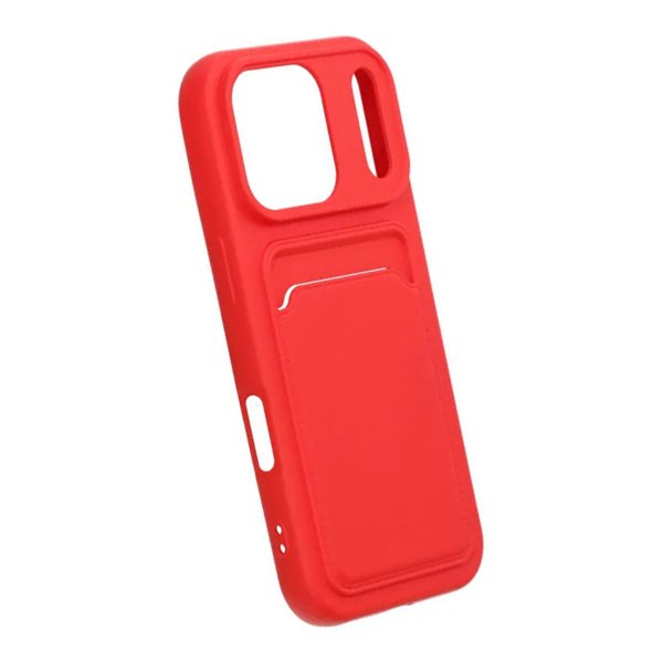 iPhone 17 Pro Skal Korthållare Röd
