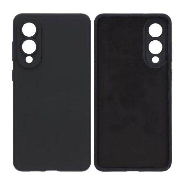 Samsung Galaxy S25 Edge Skal Silikon Svart