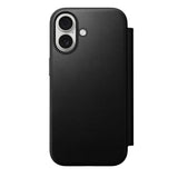 Nomad iPhone 17 Fodral Modern Leather Folio Svart