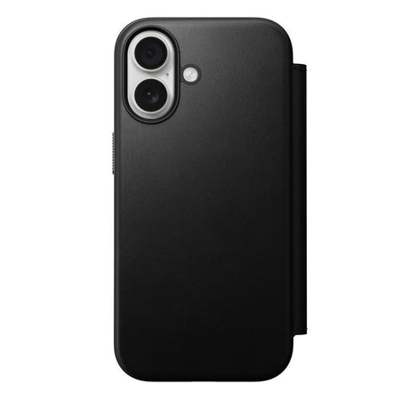 Nomad iPhone 17 Fodral Modern Leather Folio Svart