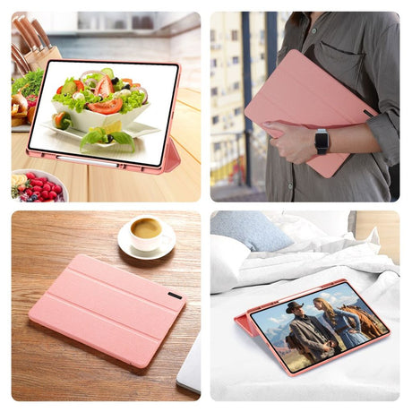 Dux Ducis Samsung Galaxy Tab S11 Ultra/S12 Ultra Fodral DOMO Series Rosa