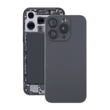iPhone 16 Pro Max Baksida Glas med Magnet och Kameralins - Svart Titan