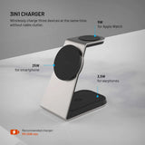 Fixed Trådlös Laddare för Apple MagPowerstation Alu 25W Qi 2.2