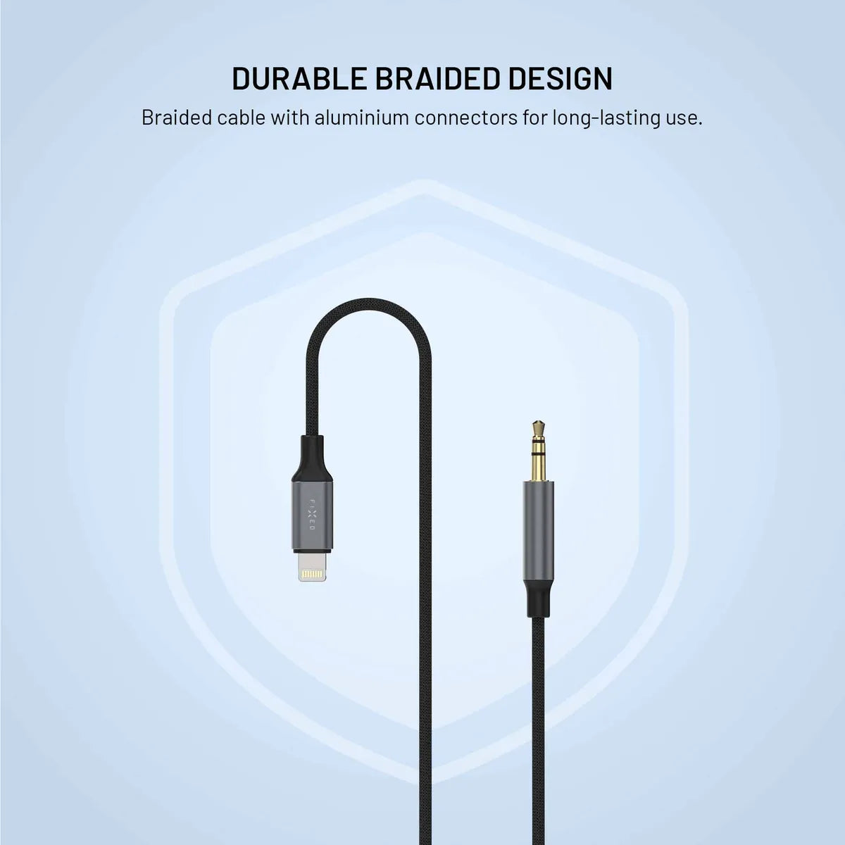 Fixed Ljudkabel Link Premium Lightning till 3.5mm 1.5m