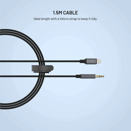 Fixed Ljudkabel Link Premium Lightning till 3.5mm 1.5m