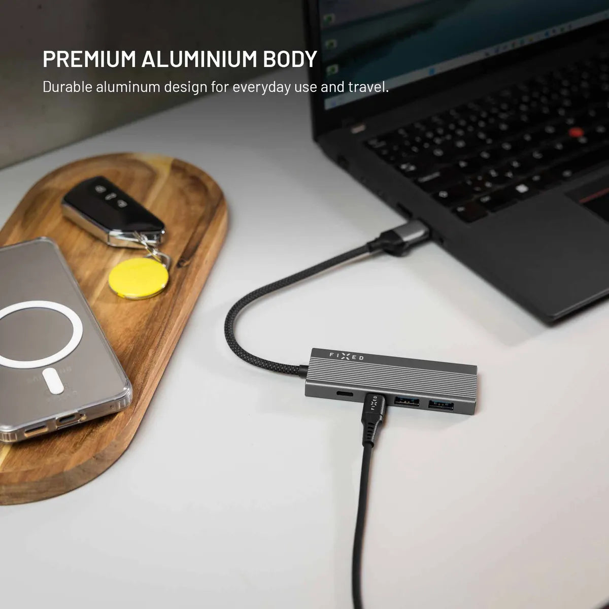 Fixed USB-hub Hub Port 4in1