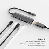 Fixed USB-hub Hub Core 5in1 4K/60Hz 100W