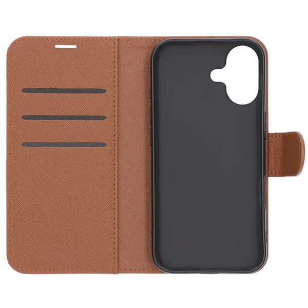 iPhone 17 Fodral med Kortfack Stativfunktion Brun
