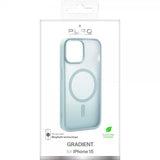 Puro iPhone 15 Skal Gradient MagSafe Grön