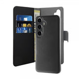 Puro Samsung Galaxy S24 Fodral Wallet Detachable 2 in 1 Svart