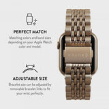 Burga Apple Watch 38/40/41/42mm Armband Metal Guld
