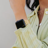 Burga Apple Watch 44/45/46mm/Ultra 49mm Armband Metal Guld