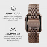 Burga Apple Watch 44/45/46mm/Ultra 49mm Armband Metal Roseguld