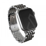 Burga Apple Watch 38/40/41/42mm Armband Metal Silver