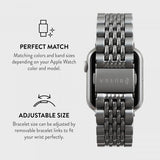 Burga Apple Watch 44/45/46mm/Ultra 49mm Armband Metal Silver
