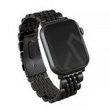 Burga Apple Watch 38/40/41/42mm Armband Metal Svart