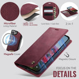 CaseMe iPhone 13 Pro Fodral C49 Series Röd