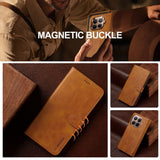 Lc.Imeeke Xiaomi 17T Pro Fodral med Kortfack Stativfunktion Ljusbrun