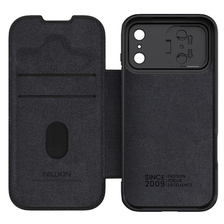 Nillkin iPhone 17 Pro/iPhone 18 Pro Fodral Qin Pro Svart