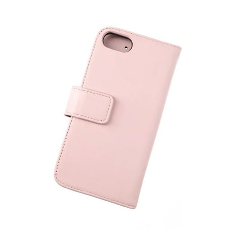 Rvelon iPhone 7/8/SE Fodral Äkta läder Kortfack Rosa