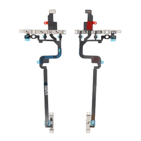Volymknappar med strömknapp Flexkabel till iPhone 15 Pro Max