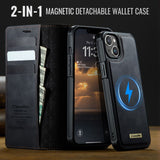 CaseMe iPhone 15 Fodral C49 Series Svart
