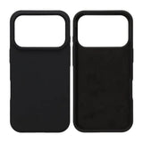 iPhone 17 Pro Max Skal Liquid Silicone Svart