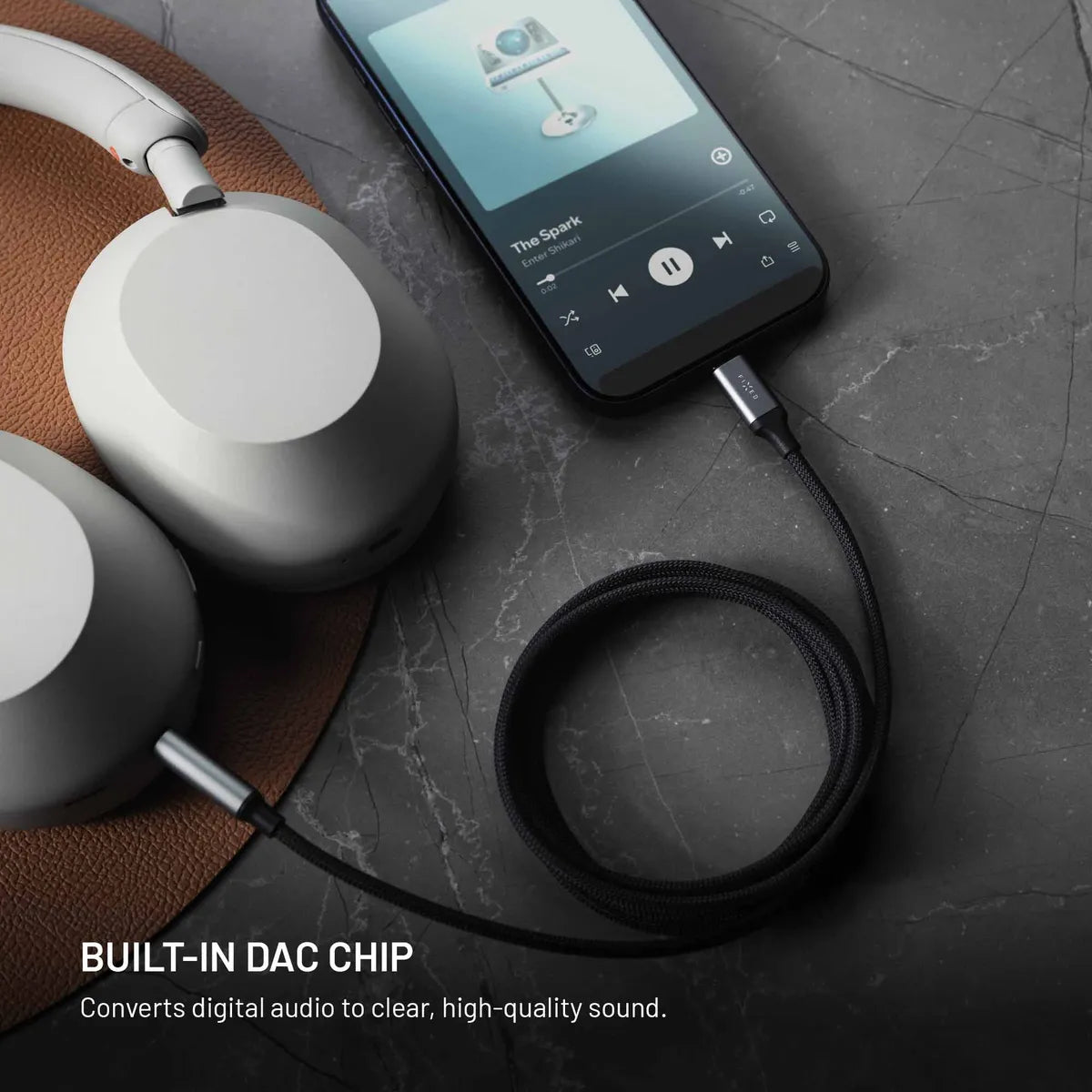 Fixed Ljudkabel Link Premium USB-C till 3.5mm 1.5m