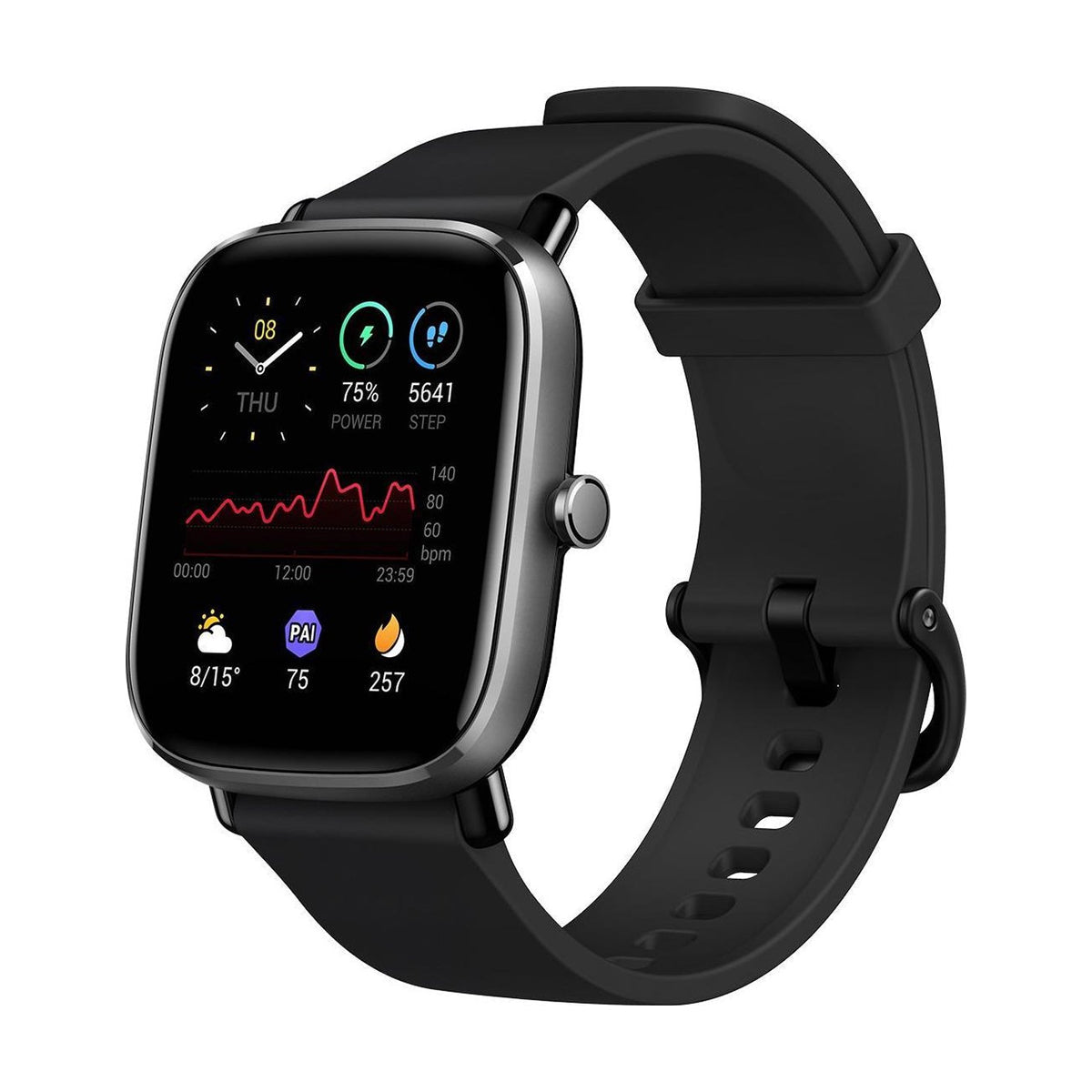 Begagnad Amazfit GTS 2 Svart - Mycket bra skick