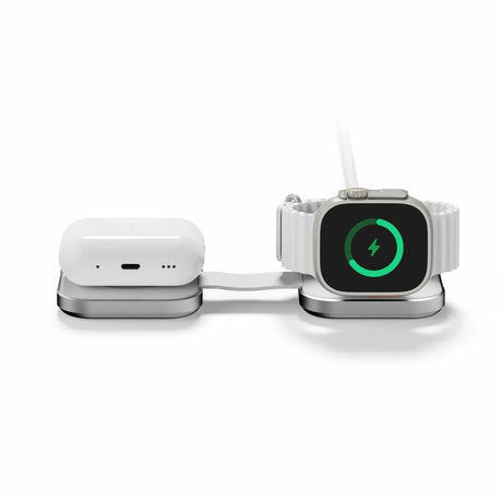 LINQ 2-i-1 Hopfällbar Trådlös Laddare MagSafe