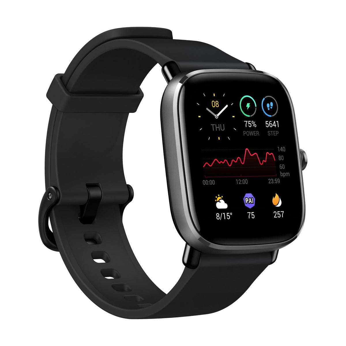Begagnad Amazfit GTS 2 Svart - Mycket bra skick
