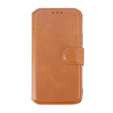 Rvelon iPhone 12/iPhone 12 Pro Fodral Utfällbart Kortfack Brun