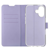 X2O iPhone 16 Fodral Classic Wallet Lila