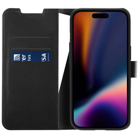 X2O iPhone 13/14/15 Fodral Classic Wallet Svart