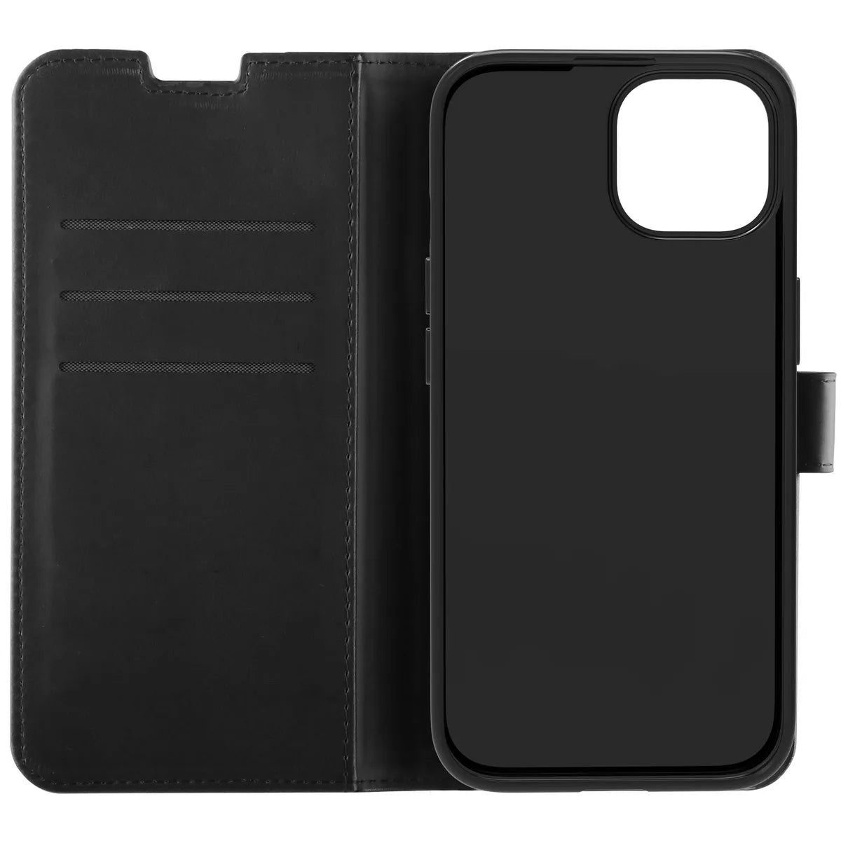 X2O iPhone 13/14/15 Fodral Classic Wallet Svart