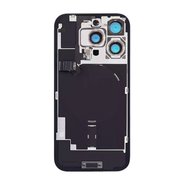 iPhone 16 Pro Max Baksida Glas med smådelar - Sandfärgad Titan
