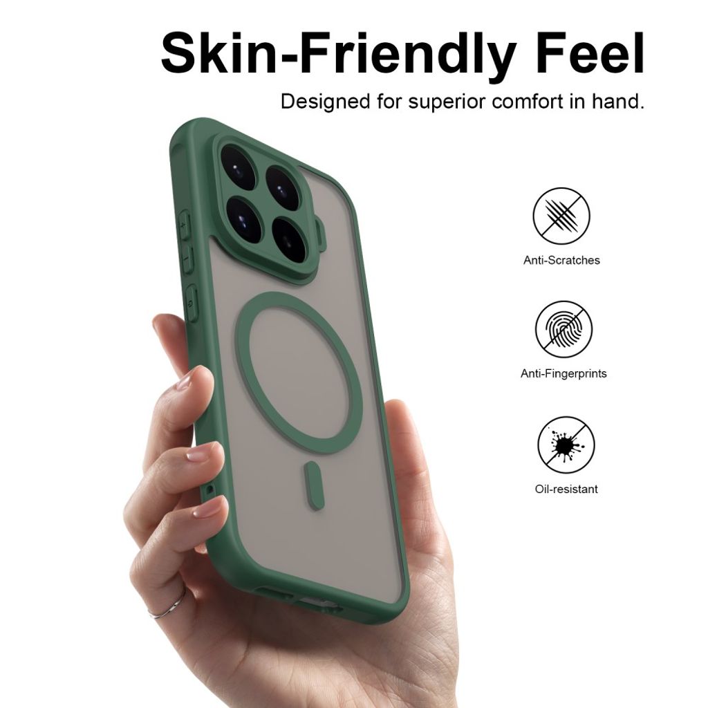 Xiaomi 17T Skal Frostad MagSafe Grön