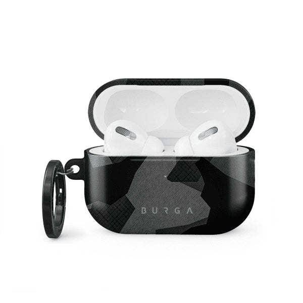 Burga AirPods Pro 2 Skal Design Night Black Camouflage