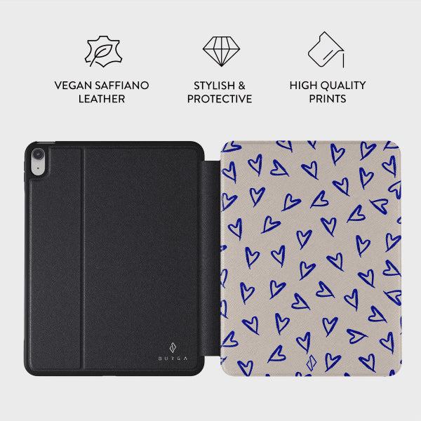 Burga iPad 10.9 (gen 10)/iPad 11 (A16) Fodral Folio Love Me Right