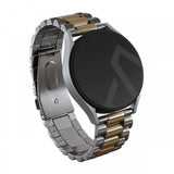 Burga Samsung Galaxy Watch 22mm Armband Metal Silver Guld