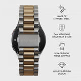 Burga Samsung Galaxy Watch 20mm Armband Metal Silver Guld