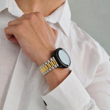 Burga Samsung Galaxy Watch 22mm Armband Metal Silver Guld