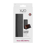 X2O Honor 600 Fodral Classic Wallet Svart