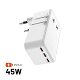 Fixed Reseladdare Voyager 45W EU/UK/USA