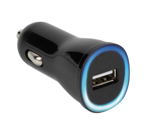Vivanco Billaddare 1xUSB-A 2.1A 12/24V  Svart