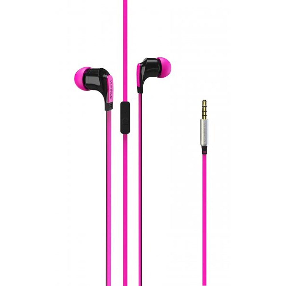 Vivanco Trådade Hörlurar Talk 4 3.5mm Rosa