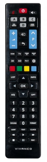 Vivanco Ersättningsfjärrkontroll Philips TV
