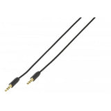 Vivanco Platt Ljudkabel 3.5mm hane/hane 1m