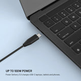 Fixed Datorladdare Power Adapter 100W USB-C 3m