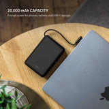 Fixed Zen 20 Loop Powerbank med inbyggd USB-C kabel 40W